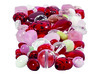 Kralen - glas - liefdevolle glaskralen - 60 g - per set