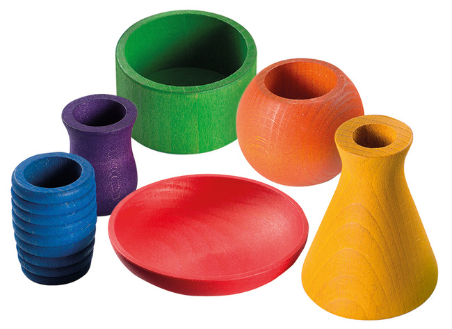 Open-ended - Grapat Pots - Potjes - Set Van 6
