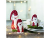Kerstkabouters - hout - kerstman - kerstvrouw - set van 3