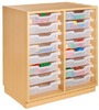 Kast Art, 2-Koloms, Met 16 Glijders