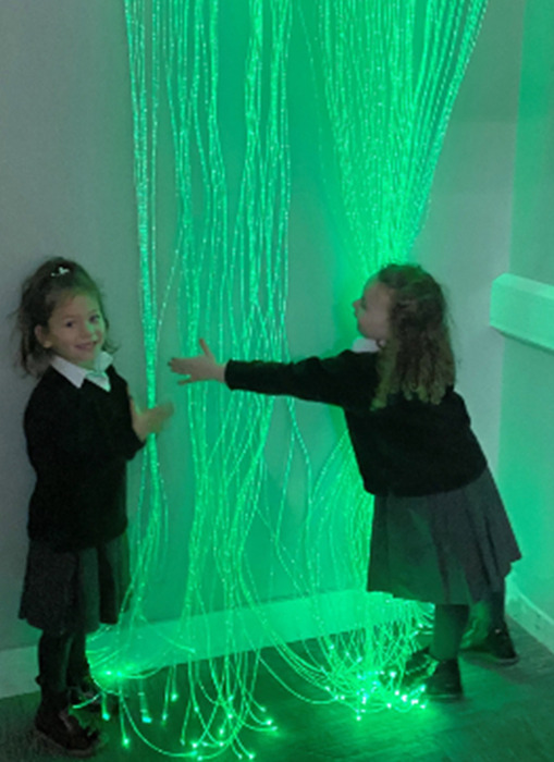 Snoezelhoek - Fibre Optic - Gordijn - 100 Strengen