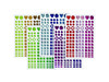 Stickers - 3d - blinkend - mozaïek - zelfklevend - decoratie - set van 1380 assorti