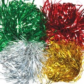 Kerst - metaalfolie kerstslingers - 72 g