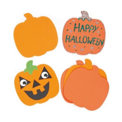 Halloween-foam-pompoenvormen
