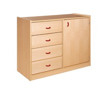 Frame esdoorn - deur en laden appelgroen