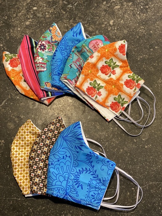 Mondmasker In Stof Kids - Kleur Assortiment - Set Van 5
