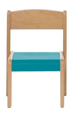 Stoel - Krasvrij Kunststof Zitvlak - Zithoogte 46 Cm - Gekleurd
