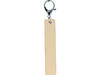 Sleutelhanger - hout - label - set van 3