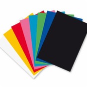 Karton - plakkaatkarton - gekleurd - 68 x 48 cm - 380 g - set van 10 assorti