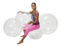 Reuzenbal transparant diam.75cm