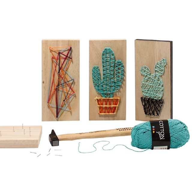 Icoon - Hout - Rechthoekig - Kunstwerk - Per Stuk