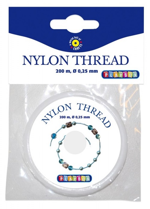 Nylondraad - Dun - 200m X 0,25 Mm