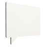 Whiteboard - frameless - tekstballon