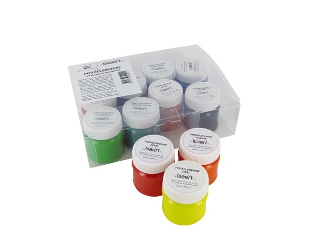 Porseleinverf - Creaplay - 50 Ml - Set Van 12 Klrn